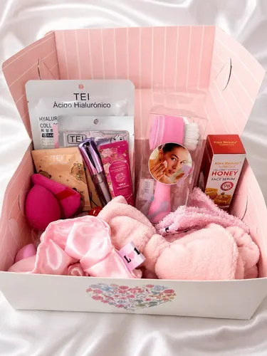 Kit Skincare Lola Cuidado Facial Spa Regalo Box Completo
