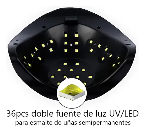Cabina Uñas Manicura Sun Bq5t 36 Led 120w Táctil Profesional