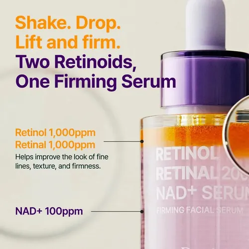 Purito Serum Facial Retinol+retinal 2000 Nad+ Firming Facial Mixta Día/noche