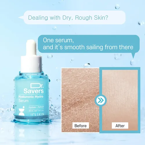 Sérum Facial De Ácido Hialurónico Dr.savers, 1.01 Fl Oz Todo Tipo De Piel Día/noche