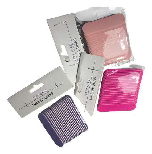Mini Limas Para Uñas Manicuria X 20 Unidades City Girl