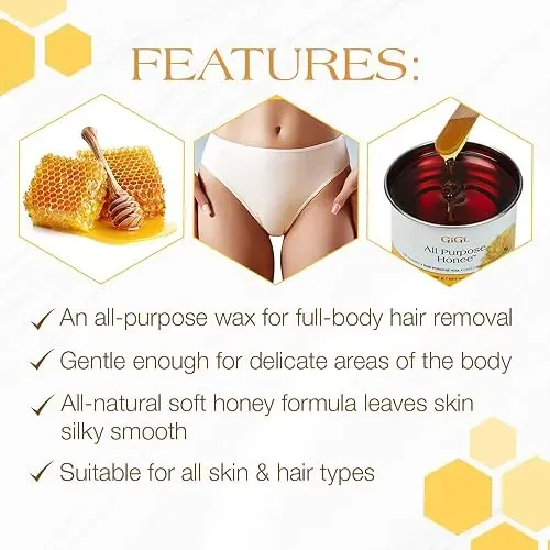 Cera Suave Gigi All Purpose Honee Depilacion Facial Corporal
