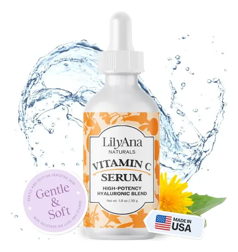 Sérum Lilyana Naturals Vitamina C Con Ácido Hialurónico 30 M