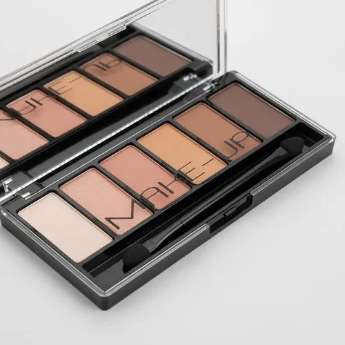 Kit Maquillaje Con Neceser Accesorios Y Paleta De Sombras