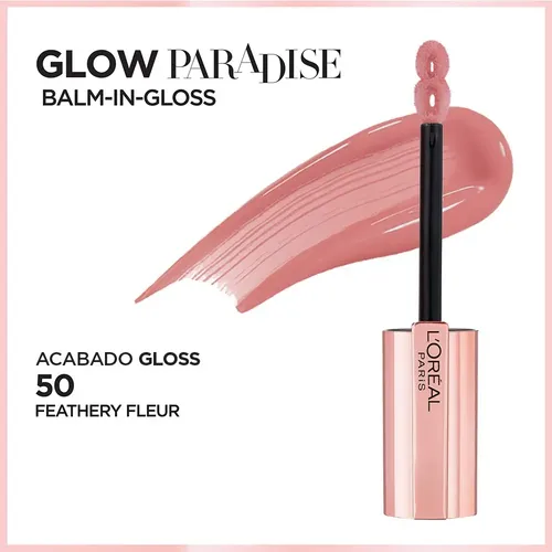 Labial L’ Oréal Paris Paradise Gloss Color Feathery Fleur