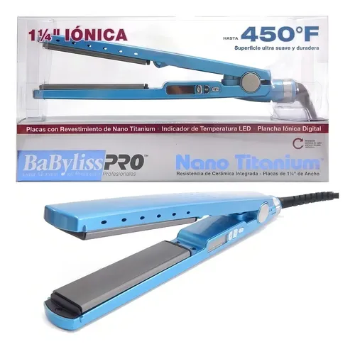 Planchita De Pelo Babyliss Digital 2091 Placas Nano Titanium