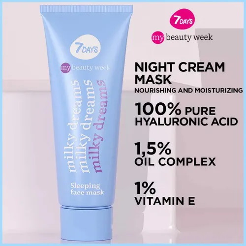 7days My Beauty Week Sleeping Mask Milky Dreams 80 Ml