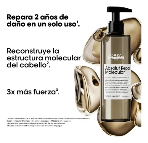 Sérum Loreal Pro Absolut Repair Molecular de Enjuague 250 ml
