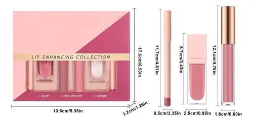 Kit De Maquillaje Labial,set Impermeable De Lápiz Labial