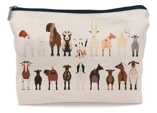 Neceser Lacosu Cartoon Con Varias Razas De Cabras