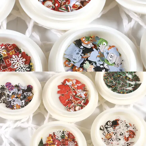 Pegatinas De Uñas Coloridas Y De Halloween, Arte De Bricolaj