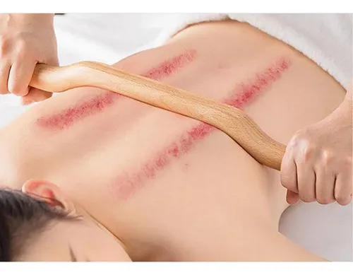 Palo De Raspado De Madera Para Masaje, 52 Cm