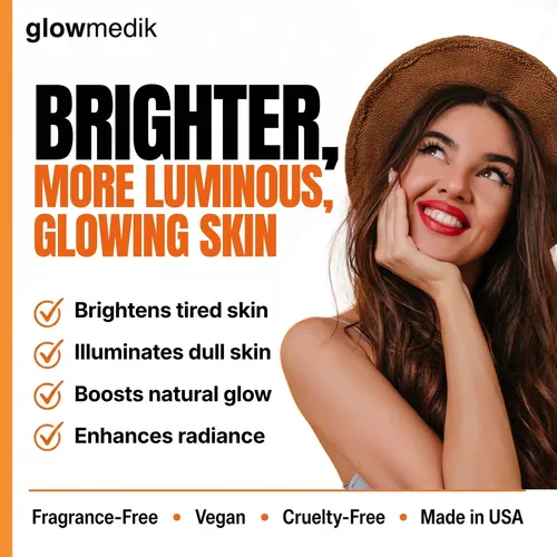 Sérum De Vitamina C Para Rostro Glowmedik – Sérum Iluminador Todo Tipo De Piel Día/noche