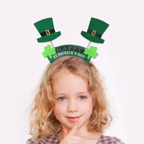 3 Unidades De Cabello Creativo Para El Día De San Patricio,