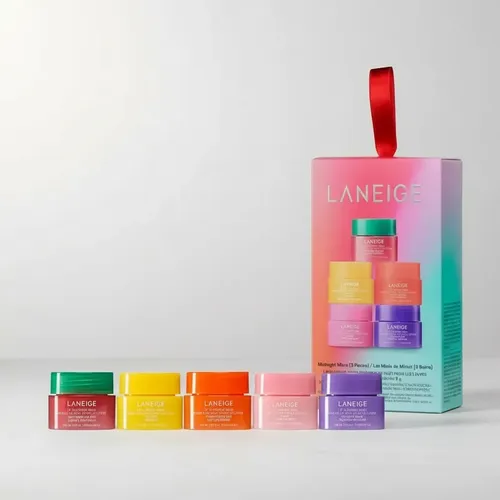 Set Laneige Lip Mask Nocturna Reparadora Labios X5