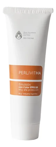 Perlivitha Protector Solar Emulsión Fps55 Con Color Bb Cream