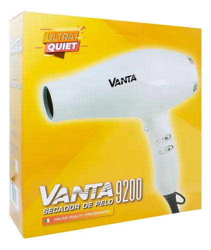 Vanta 9200 Ultra Quiet Secador De Pelo Profesional Negro 2000W
