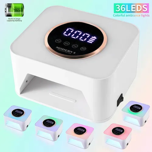 Lámpara Uv Led Uñas Inteligente Sin Dañar Las Manos