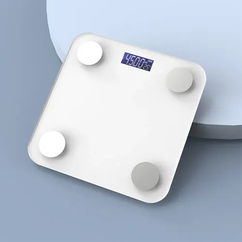 Báscula Digital Baño Inteligente Bluetooth, Vidrio Templado