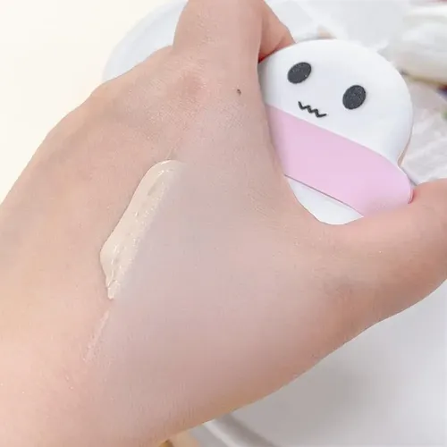 Juego De 6 Borlas De Maquillaje Con Forma De Fantasma.