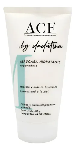 Acf By Dadatina Máscara Facial Hidratante Reparadora Local