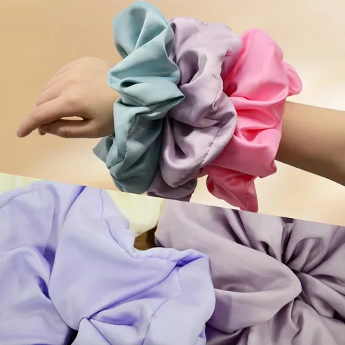 Satin Scrunchies Breodyeco Oversized Xxxl Jumbo, 18 Colores
