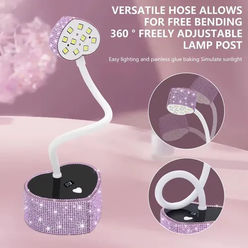 Cabina Uv Led Soft Gel Inalámbrico 30w Para Uñas