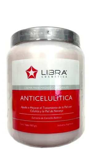 Crema Masajes Anti Celulitis X 980gr Centella Asiatica Libra