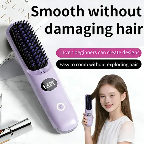 Plancha De Pelo Csjhaeb Inalámbrica Mini 4000mah