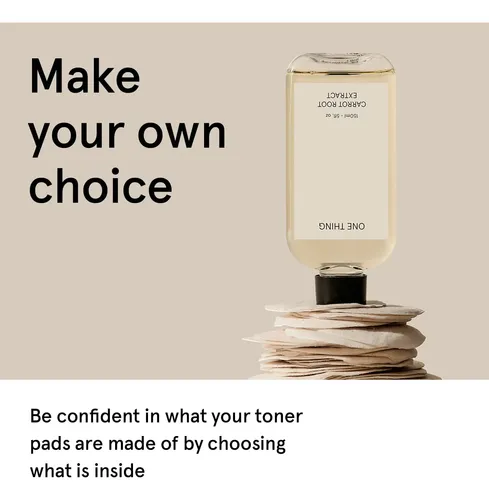 Recambio De Tóner Seco Cotton Pads One Thing, Sin Blanquear,
