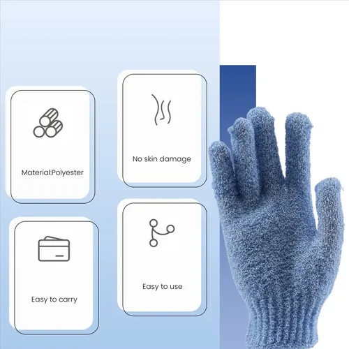4 Pares De Guantes Para Ducha Y Baño Wash Skin Spa & Body Sc