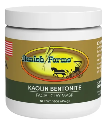 Amish Farms Mascarilla Arcilla Caolín 473 Ml