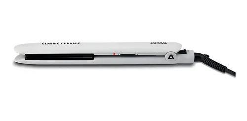Planchita De pelo Atma Pl8933p Alisado con placas de Ceramica Color Blanco