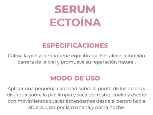Serum Facial Dermaglos Ectoina Antiedad Fortalecedor 30ml