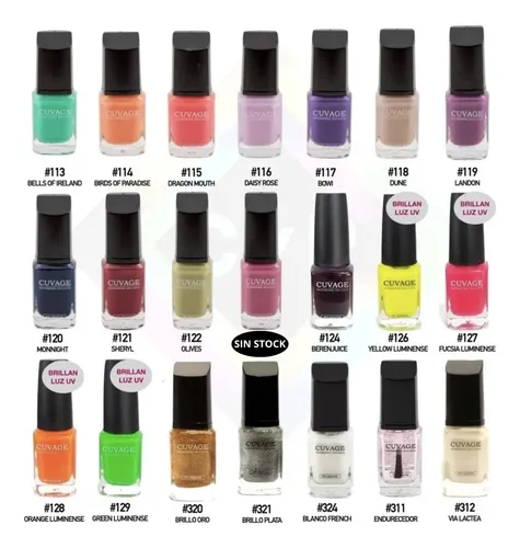 Combo Esmaltes De Uñas Tradicional 9 Art. Top Coat Removedor
