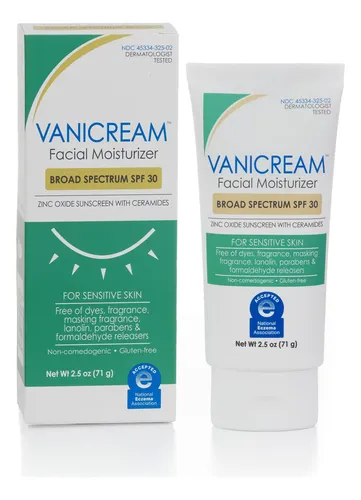 Crema Hidratante Vanicream Facial Spf 30, Protector Solar Mi