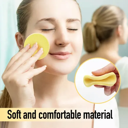 Esponjas Faciales Luxiv 360+1 Unidades Comprimidas Con Estuc