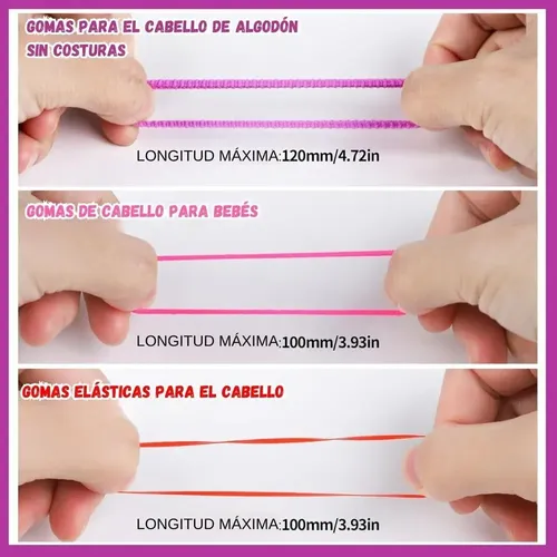 Set De Accesorios Para El Cabello, Ligas De Pelo