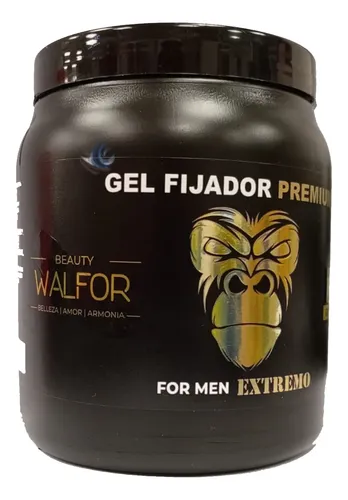 Gel Fijador Extremo Premium Gorila 900g Walfor Ideal Trenzas