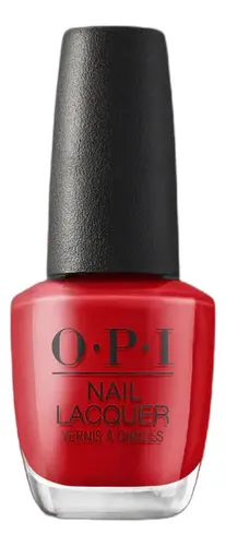 Opi Nail Lacquer Red Velvet Vixen Tradicional 15ml Rojo