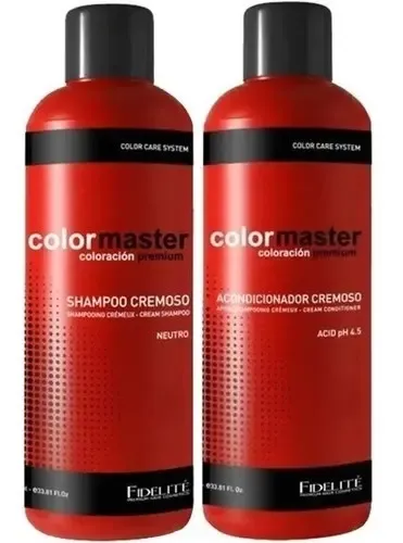 Shampoo + Acondicionador Color Master  Fidelite 1000ml