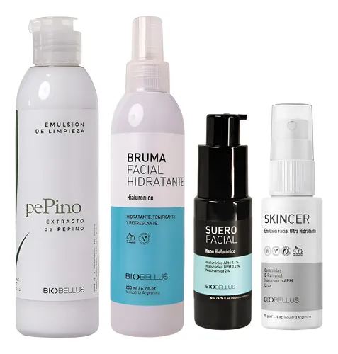 Skincare Facial Piel Seca Rutina Diaria Biobellus Día Noche