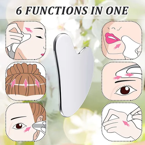 Kit Ice Roller Y Herramienta Gua Sha Para Tratamientos Facia