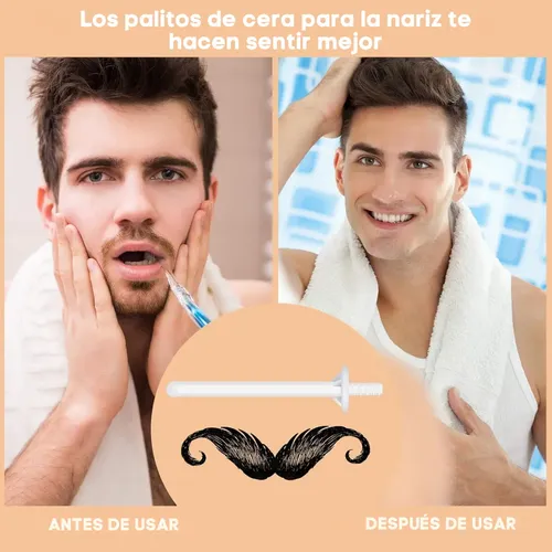Kit De Cera Depilatoria Unisex Para Nariz Y Orejas, 100 G F