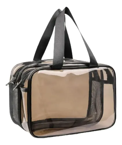 Neceser Organizador Doble Capa Pvc Transparente A