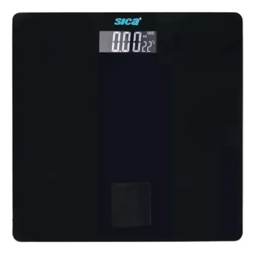 Balanza Digital Corporal Personal De Baño Sica 180kg Negro