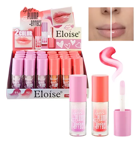 Lip Oil Hidratante Efecto Plump Agranda Labios Gloss Eloise