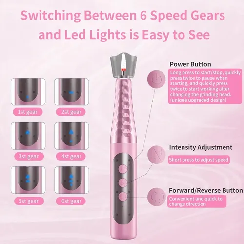 Lima De Uñas Eléctrica Inalámbrica, Herramientas De *