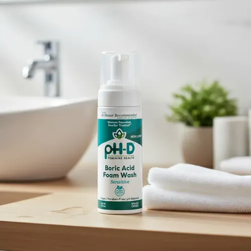 Ph-d Feminine Health/lavado De Espuma De Ácido Bórico. Vegan