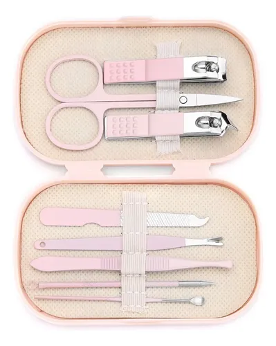 Set De 14 Cortauñas De Lujo Para Manicura Y Pedicura